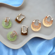 Nieuw Just arrived! Nieuwe resin oorbellen