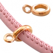 Metaal eindkapjes DQ rosé goud  Bekijk hier onze andere rosé gouden Designer Quality metalen onderdelen