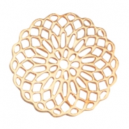 Bohemian tussenstukken rond 15mm Goud