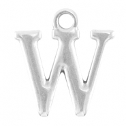 DQ metaal letterhanger W Antiek zilver (nikkelvrij)