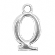 DQ metaal letterhanger Q Antiek zilver (nikkelvrij)