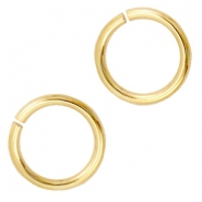 DQ metaal onderdelen buigringen 6mm Gold 