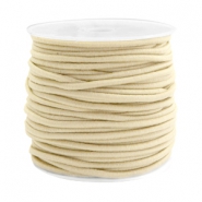 Gekleurd elastiek 2.5mm Beige gold