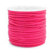 Gekleurd elastiek 2.5mm Fuchsia pink