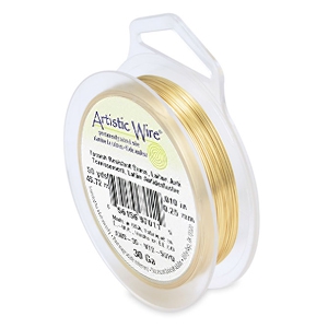 Artistic Wire 30 Gauge Tarnish resistant brass
