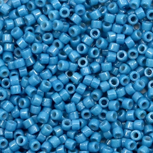 Miyuki kralen 11/0 delica's Duracoat opaque dyed juniper berry blue