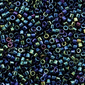 Miyuki kralen 11/0 delica's Metallic iris dark blue