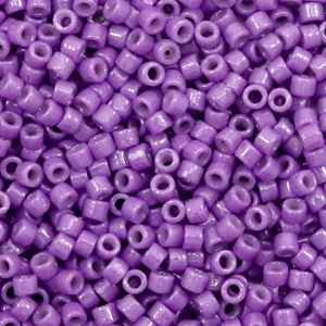 Miyuki kralen 11/0 delica's Duracoat opaque dyed anemone purple