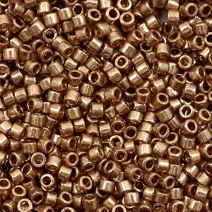 Miyuki kralen 11/0 delica's Metallic light bronze