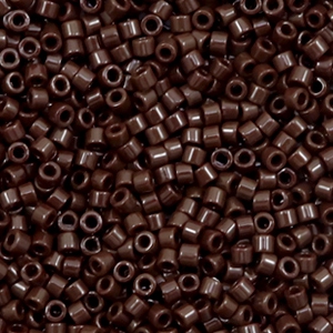 Miyuki kralen 11/0 delica's Opaque chocolate brown