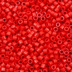 Miyuki kralen 11/0 delica's Opaque red