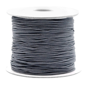 Gekleurd elastiek 0.8mm Cool grey
