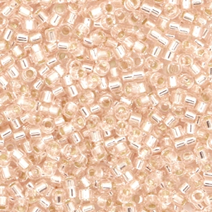 Miyuki kralen 11/0 delica's Silverlined pink mist DB-1203