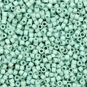 Miyuki kralen 11/0 delica's Opaque matte luster sea foam green DB-374