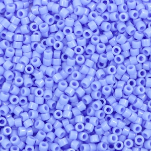 Miyuki kralen 11/0 delica's Opaque periwinkle blue DB-730
