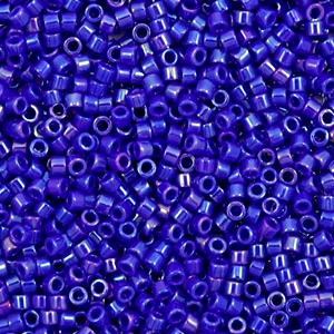 Miyuki kralen 11/0 delica's Opaque luster cobalt blue DB-216