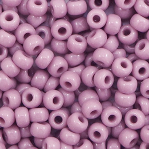Miyuki 6/0 rocailles Opaque mauve purple 6-410