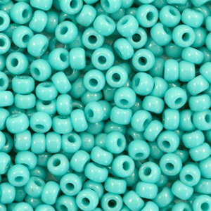 Miyuki 8/0 rocailles Opaque turquoise green 8-412