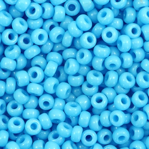 Miyuki 8/0 rocailles Opaque turquoise blue 8-413