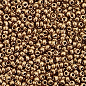 Miyuki 11/0 rocailles Metallic dark bronze 11-457