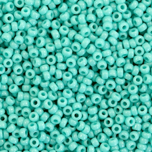 Miyuki 11/0 rocailles Opaque turquoise green 11-412