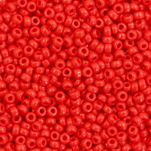 Miyuki 11/0 rocailles Opaque red 11-408