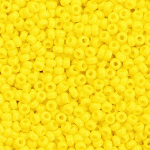 Miyuki 11/0 rocailles Opaque yellow 11-404