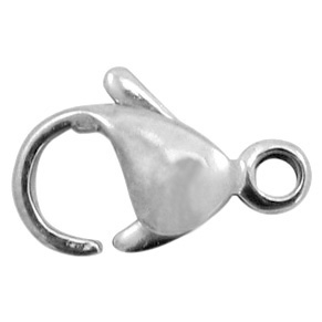 Benodigdheden van Stainless steel Roestvrij staal (RVS) karabijnslot 11mm Antiek zilver