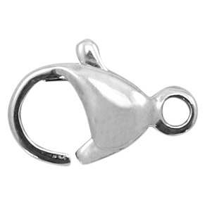Benodigdheden van Stainless steel Roestvrij staal (RVS) karabijnslot 10mm Antiek zilver