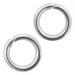 Benodigdheden van Stainless steel Roestvrij staal (RVS) buigringen 5mm Antiek zilver