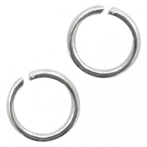 Benodigdheden van Stainless steel Roestvrij staal (RVS) buigringen 5mm Antiek zilver
