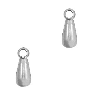 Benodigdheden van Stainless steel Roestvrij staal (RVS) bedel druppel Antiek zilver