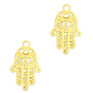 Bohemian hanger Hamsa hand Goud
