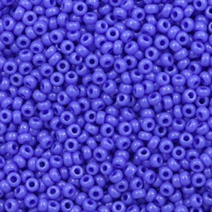 Miyuki 11/0 rocailles Opaque blue 11-417