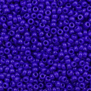 Miyuki 11/0 rocailles Opaque cobalt blue 11-414