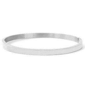 Armbanden van Stainless Steel Roestvrij staal (RVS) Zilver