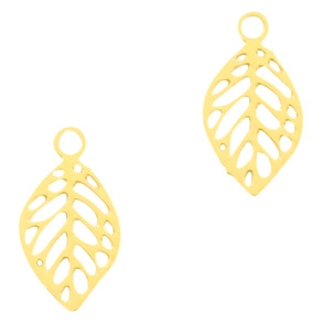 Bohemian hanger blad Goud