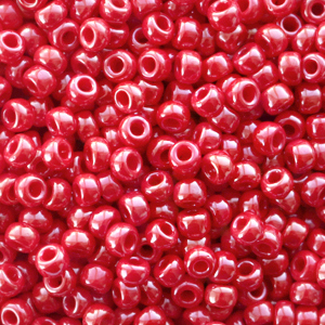 Miyuki 8/0 rocailles Opaque luster red 8-426