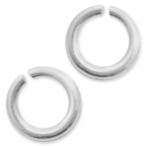 Onderdelen 925 zilver buigringen 4mm Zilver