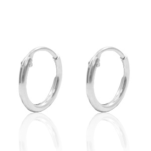 Onderdelen 925 zilver creolen 10mm Zilver