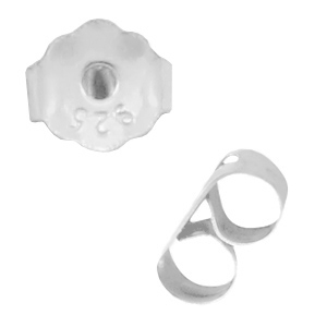 Onderdelen 925 zilver oorbel stoppers Zilver
