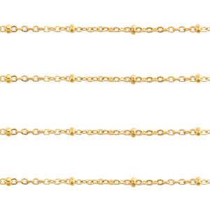 Benodigdheden van Stainless steel Roestvrij staal (RVS) jasseron 2.0mm Goud