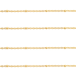 Benodigdheden van Stainless steel Roestvrij staal (RVS) jasseron 1.4mm Goud