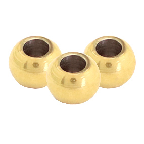 Kralen van Stainless steel Roestvrij staal (RVS) 5mm Antiek zilver