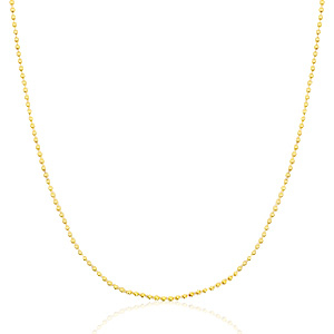 Kettingen van Stainless steel Roestvrij staal (RVS) ballchain Mix&Match Goud