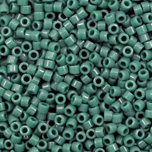Miyuki kralen 11/0 delica's Duracoat opaque dyed forest green DB-2358
