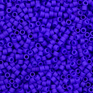Miyuki kralen 11/0 delica's Opaque matte cobalt blue DB-756