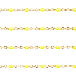 Benodigdheden van Stainless steel Roestvrij staal (RVS) jasseron 1mm Yellow-goud
