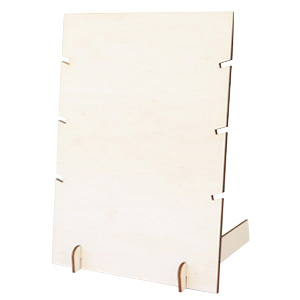 Sieraden display hout voor kettingen Natural (natuurlijke kleur van het hout)