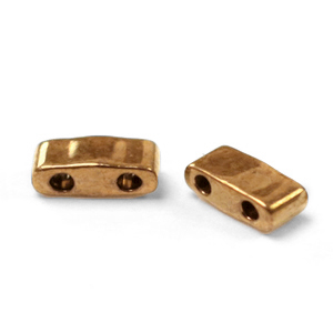 Miyuki kralen 5x2.3mm half tila Metallic dark bronze HTL-457